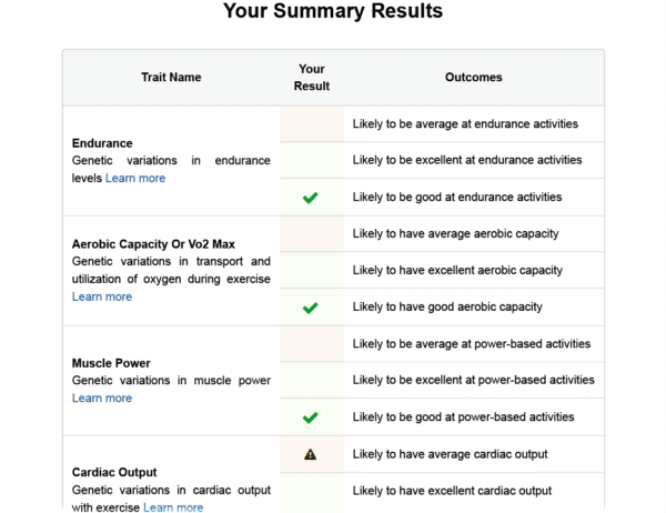 xcode life fitness results