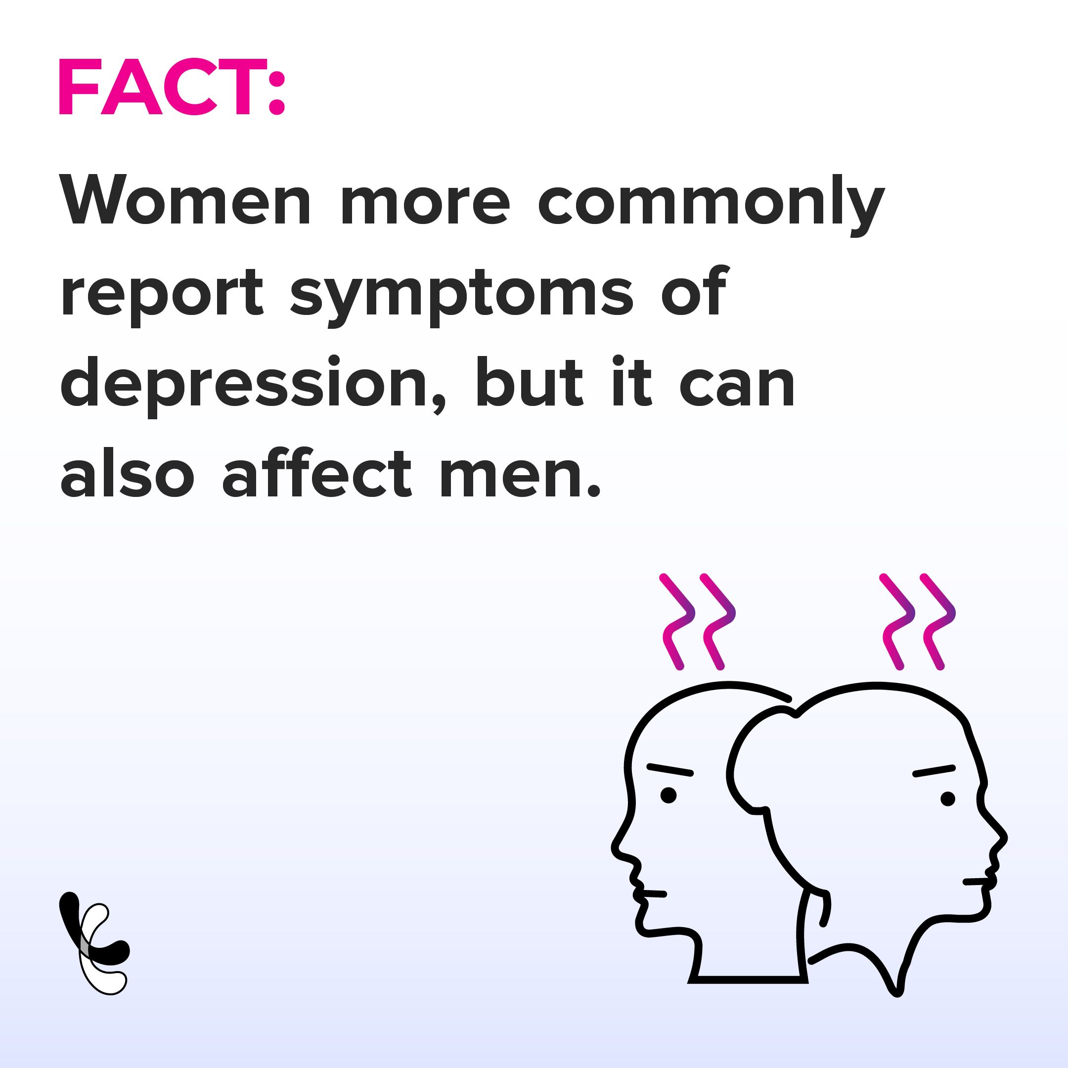 Fact about depression in women