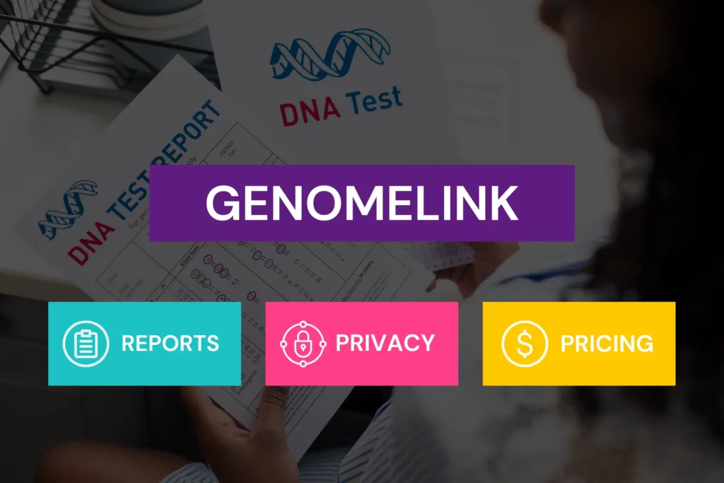 A study of Genomelink, covering their reports, pricing, and privacy